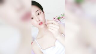 仙女下饭了！【范儿】气质一流，拿着扇子露奶露逼毛