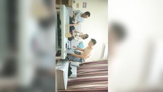 2022-8-25【换妻传媒】约巨乳夫妻4P交换，玩成人游戏调情，扶着肥臀后入，两个奶子操的直晃动