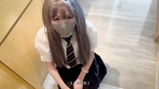 品白虎萝莉美少女 奶兔 反差母狗的粉穴修养 骚兔兔首次肛塞滴蜡调教 开档黑丝猛夹主人肉棒 射在胸上